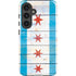 Chicago Flag Light Wood Galaxy S24 Impact Case